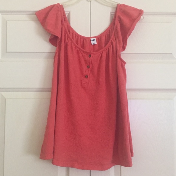 Old Navy Tops - Old Navy Flowy Coral Top